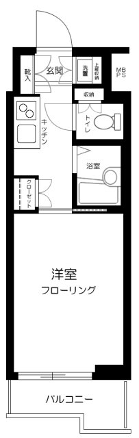 ルーブル池上３番館・704号室の間取り
