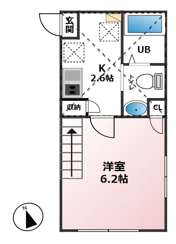 grenade横須賀(グルナードヨコスカ)の間取り