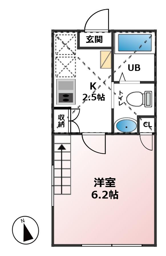 grenade横須賀(グルナードヨコスカ)の間取り