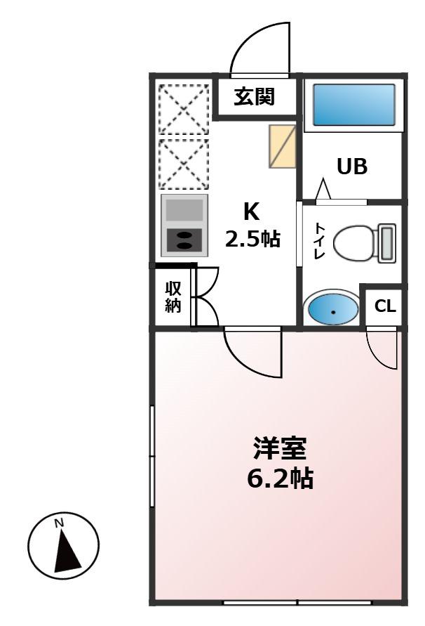 grenade横須賀(グルナードヨコスカ)の間取り