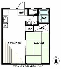 リエスあさか根岸台B棟の間取り