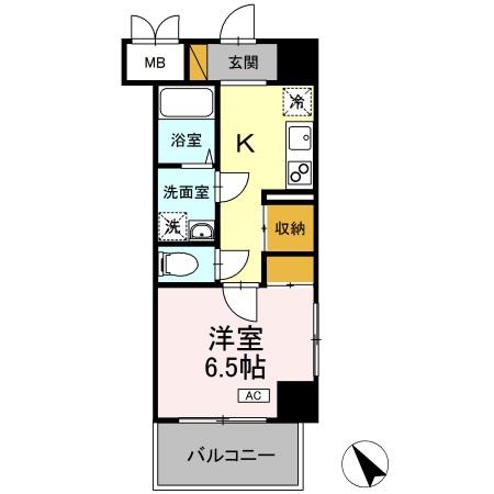 ベルフルール弐番館 住居の間取り