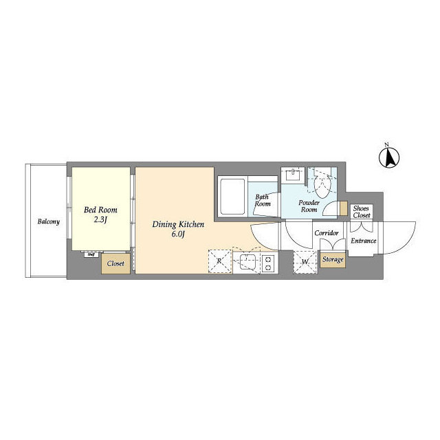 AIFLAT品川戸越パークサイドの間取り