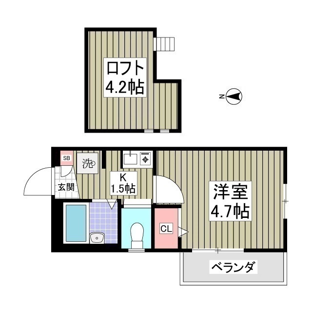 サンシャイン11の間取り