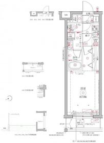 クレイシアIDZ祐天寺Ⅱの間取り