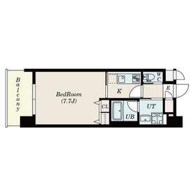 フレンシアノイエ難波南の間取り