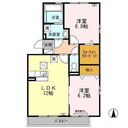 Richesse Courtの間取り