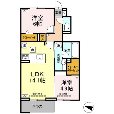 Lemonnieの間取り