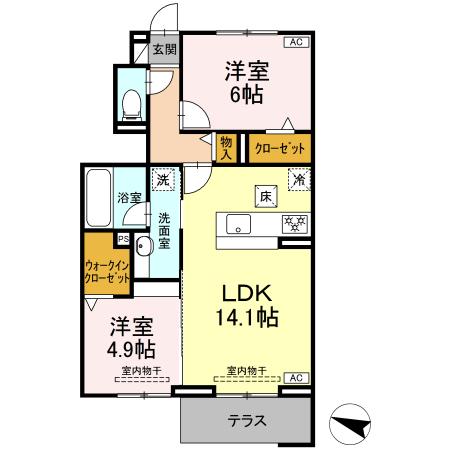 Lemonnieの間取り