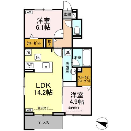 Lemonnieの間取り