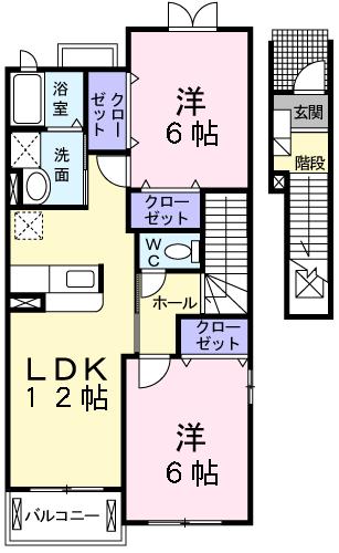 カリーノ・ボスコの間取り