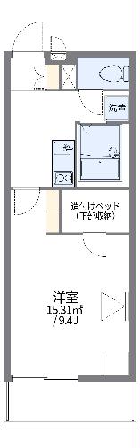 レオパレスボヌール ドゥマンの間取り