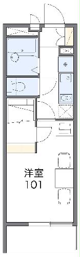 レオパレス天王台の間取り