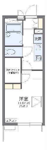 レオパレス天王台の間取り
