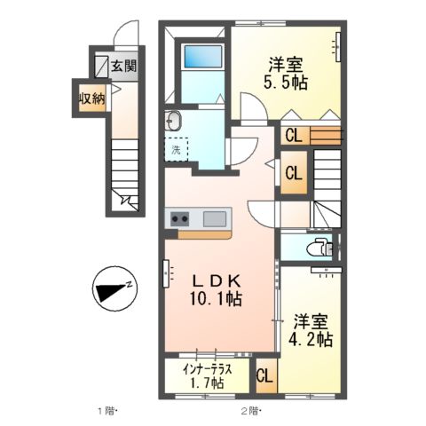 仮)スターテラスⅡ多功の間取り