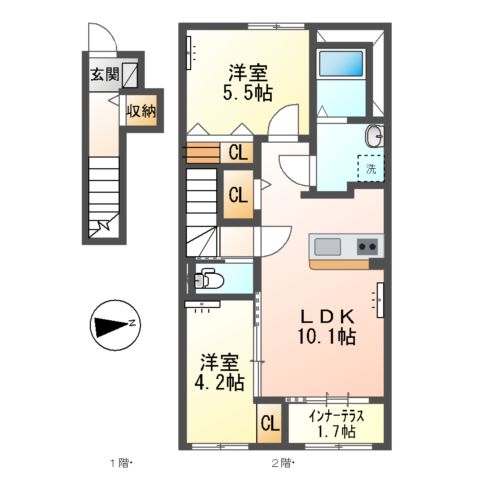 仮)スターテラスⅡ多功の間取り