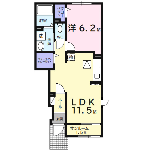 エアリーAの間取り