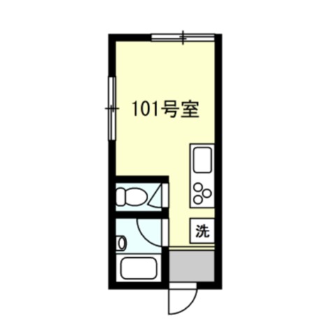 メリーパレスⅠの間取り