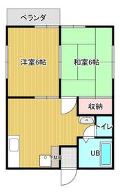 山路ハイツⅠの間取り
