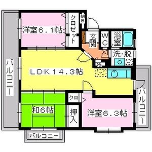 テラ青葉の間取り