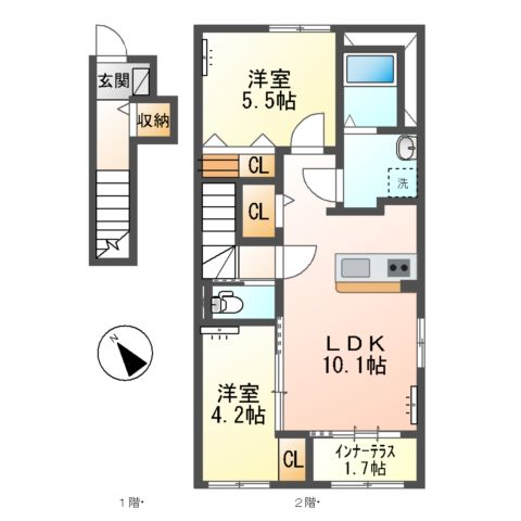 仮)スターテラスⅡ千駄塚の間取り