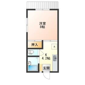 ハイツ田仲の間取り