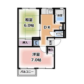 ソファレ鎌田の間取り