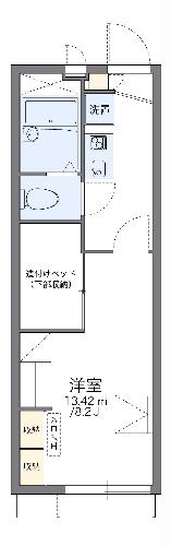 レオパレスソレーユⅡの間取り