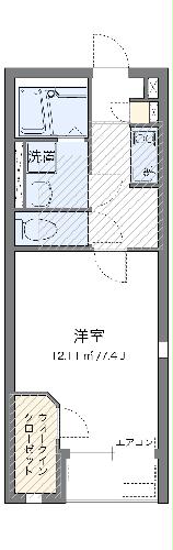 レオネクストひまわりの間取り
