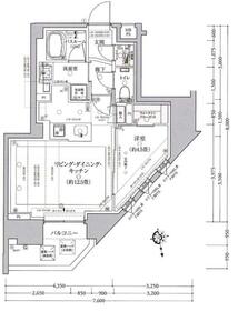 クリオ市谷薬王寺・205号室の間取り