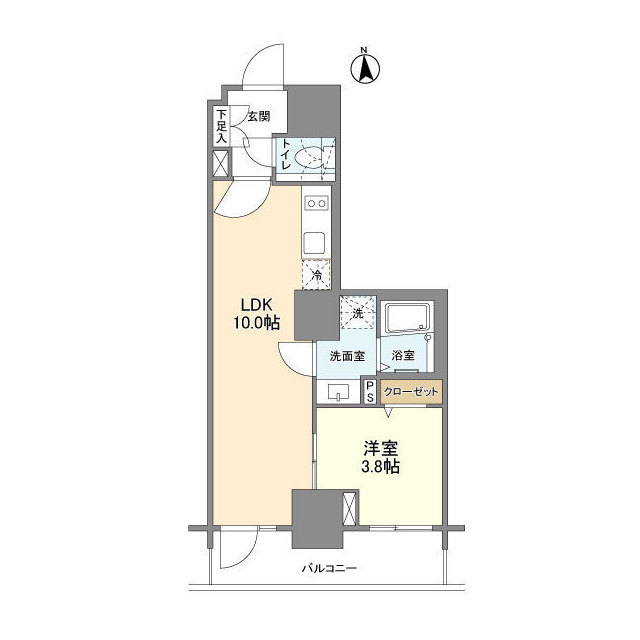 エムレジデンス渋谷神泉の間取り