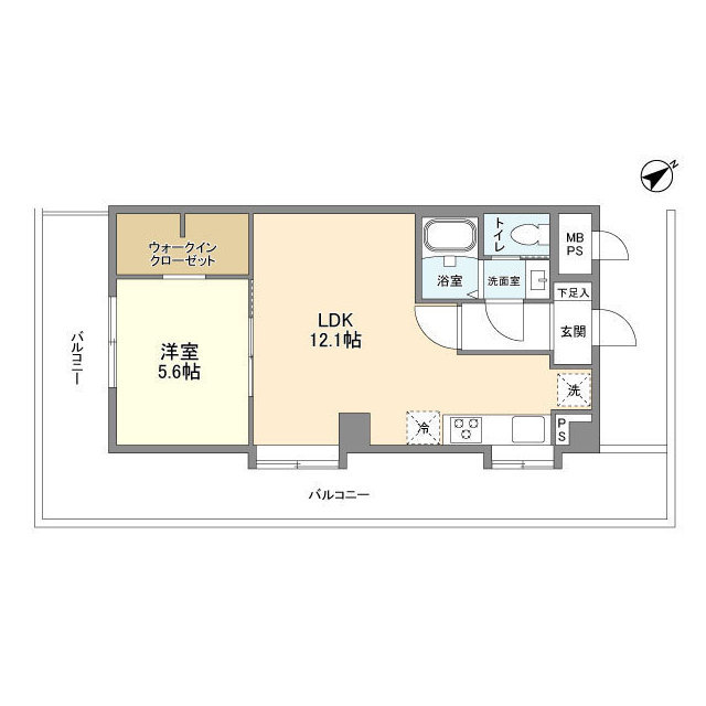 クリエール志木の間取り