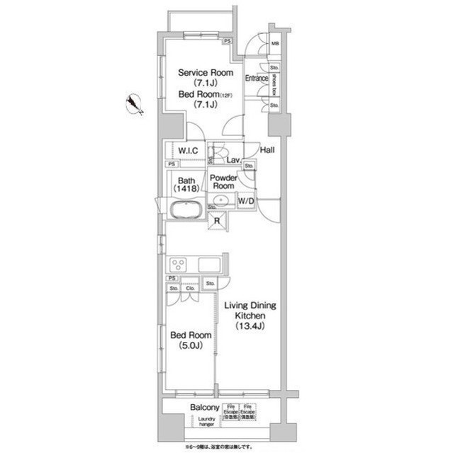 コンフォリア本駒込の間取り