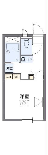 レオパレスクリーム館の間取り