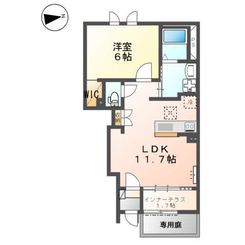 L’ESPOIR NORD(レスポワール・ノール)の間取り