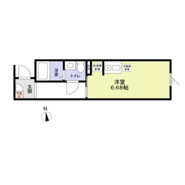 Ｍｏｎｏｌｏｇｕｅ・302号室の間取り