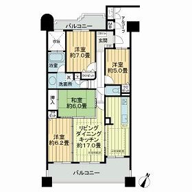 ライオンズプラザ三河安城の間取り