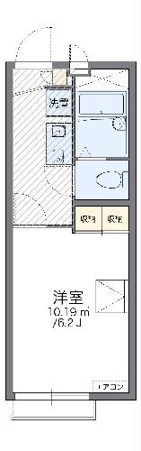 レオパレスエクレールの間取り