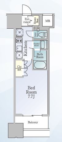 ルフォンブランシェ品川南大井・1211号室の間取り