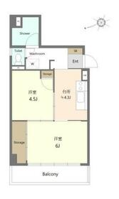 藤和八丁堀コープの間取り