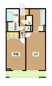 アロンジェ南田中の間取り