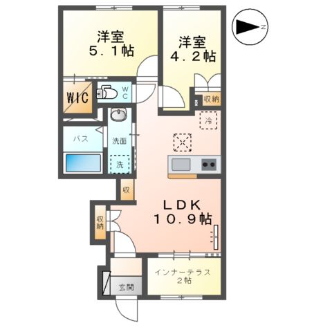 Bright Nest (ブライトネスト)の間取り