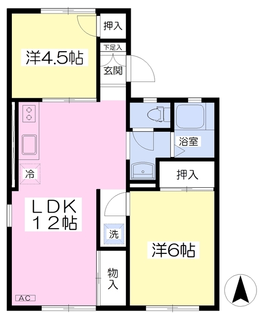 第二松沢ハイツⅡの間取り