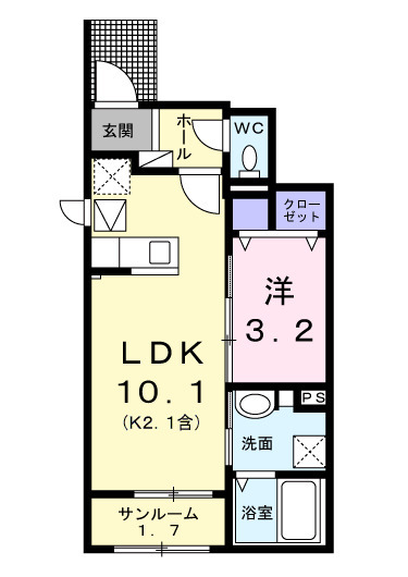 アルドーレの間取り