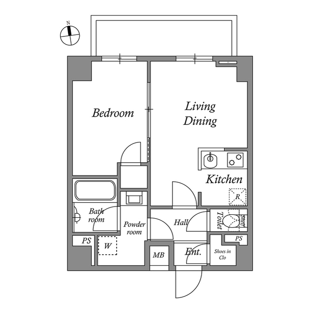 ザ・レジデンス神楽坂Ⅱの間取り