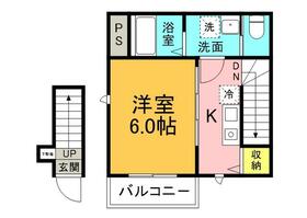ベレガンス松戸Ⅵの間取り