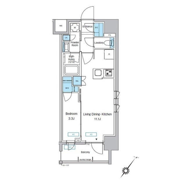 プレディアコート大森山王の間取り