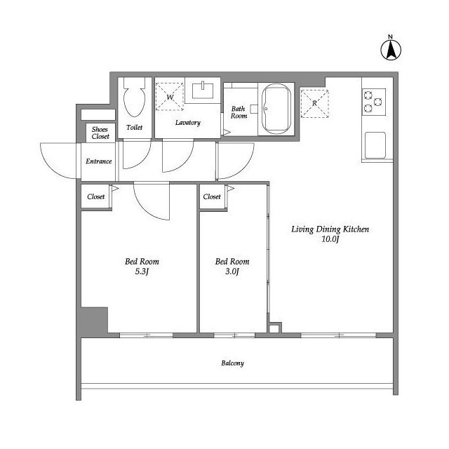 ザ・グラヴィティ新宿の間取り