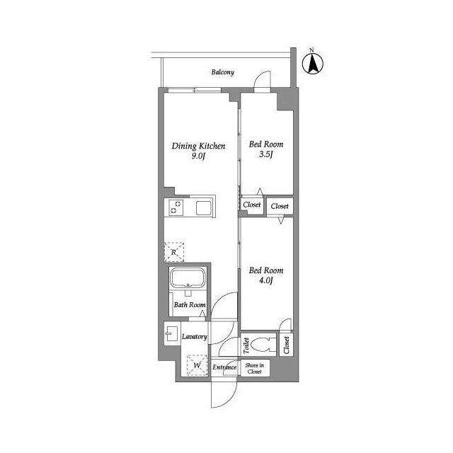 ザ・グラヴィティ新宿の間取り