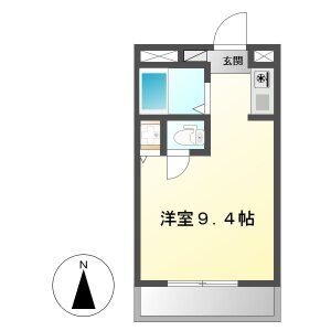 シャルム大堀の間取り